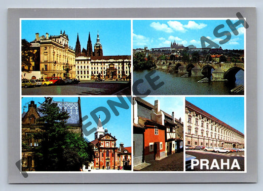 Pohlednice Praha – velkoformátová pohlednice, památky, Pravda (M253)