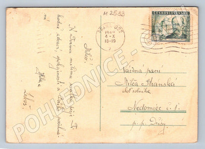 Children's postcard with greeting illustration (M2533)