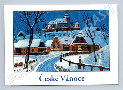 Pohlednice Vánoční Josef Lada České Vánoce (M25335)