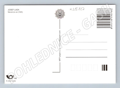 Pohlednice Josef Lada: Návrat do vsi 1945 (M25337)