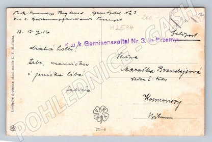 Postcard CV Muttich girl Hope (M2534)