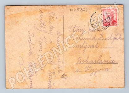 Pohlednice komický motiv malování medvědi 1940 (M25364)