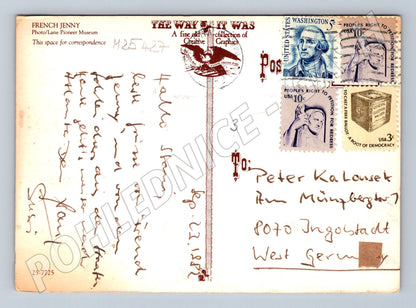 Pohlednice USA French Jenny herec 1982 (M25427)