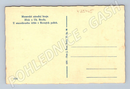 Pohlednice Hluk u Uh. Brodu kroje kříž (M25445)