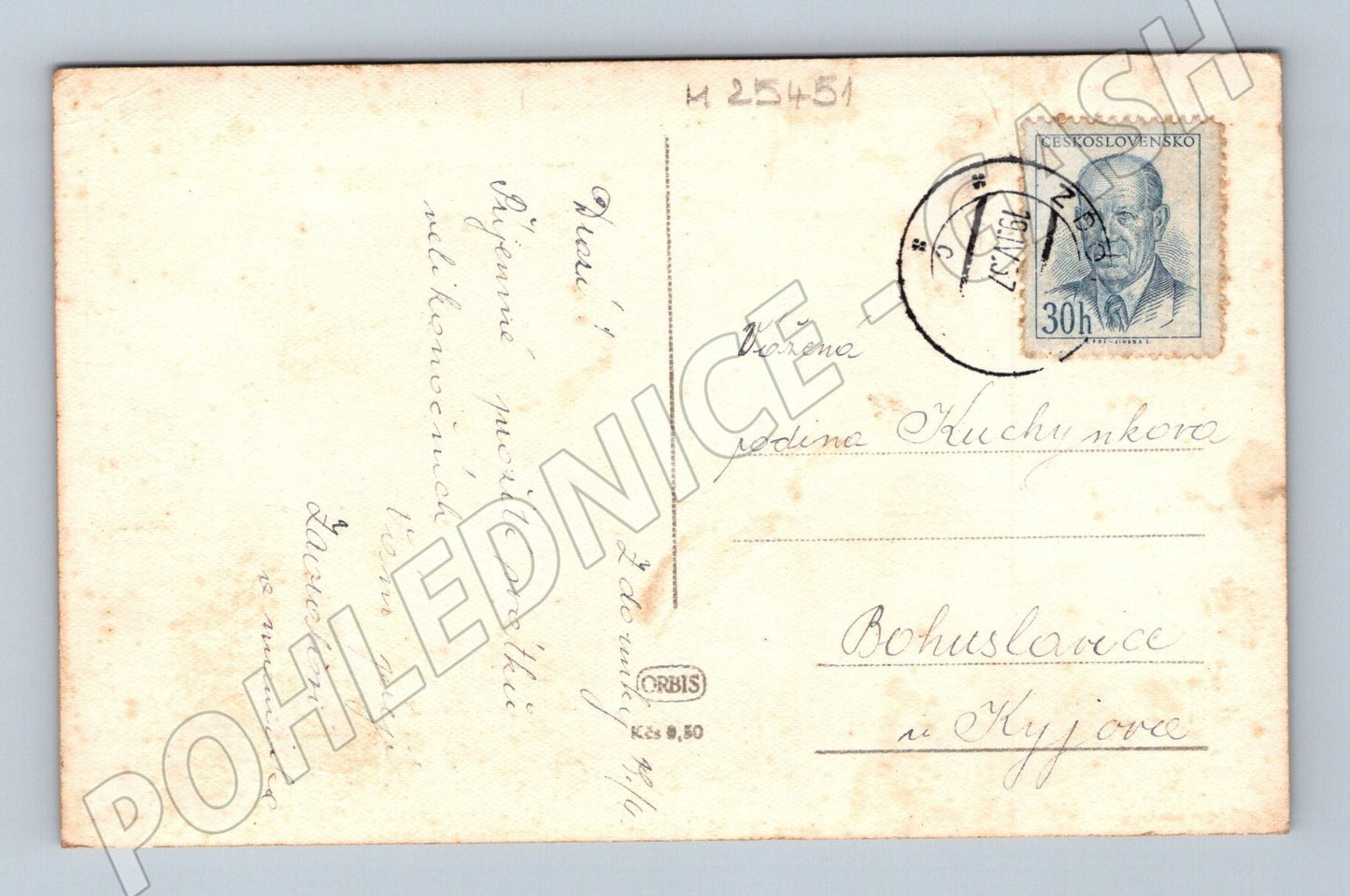 Pohlednice Velikonoce lidové kroje 1937 (M25451)