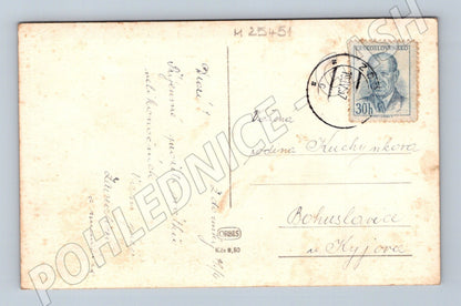 Pohlednice Velikonoce lidové kroje 1937 (M25451)