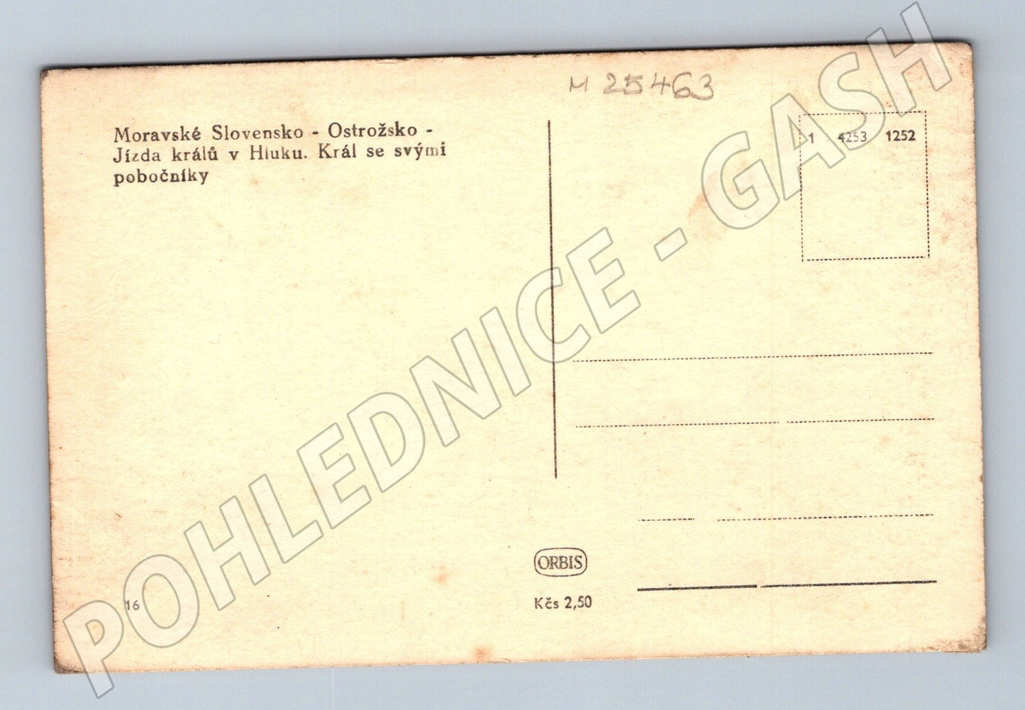 Pohlednice Hluk Jízda králů Moravské Slovensko (M25463)