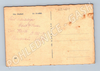Pohlednice Uherské Hradiště Slovácko krojovaní lidé (M25469)