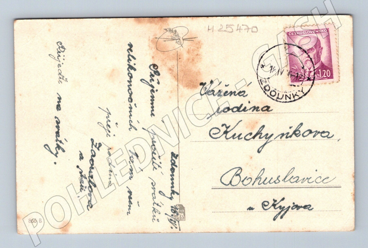 Pohlednice Československo etnografie 1920 (M25470)