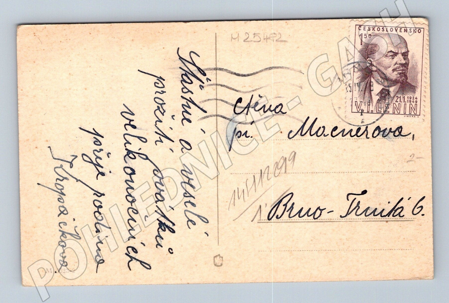 Pohlednice Velikonoce panenka s vajíčky 1934 (M25482)
