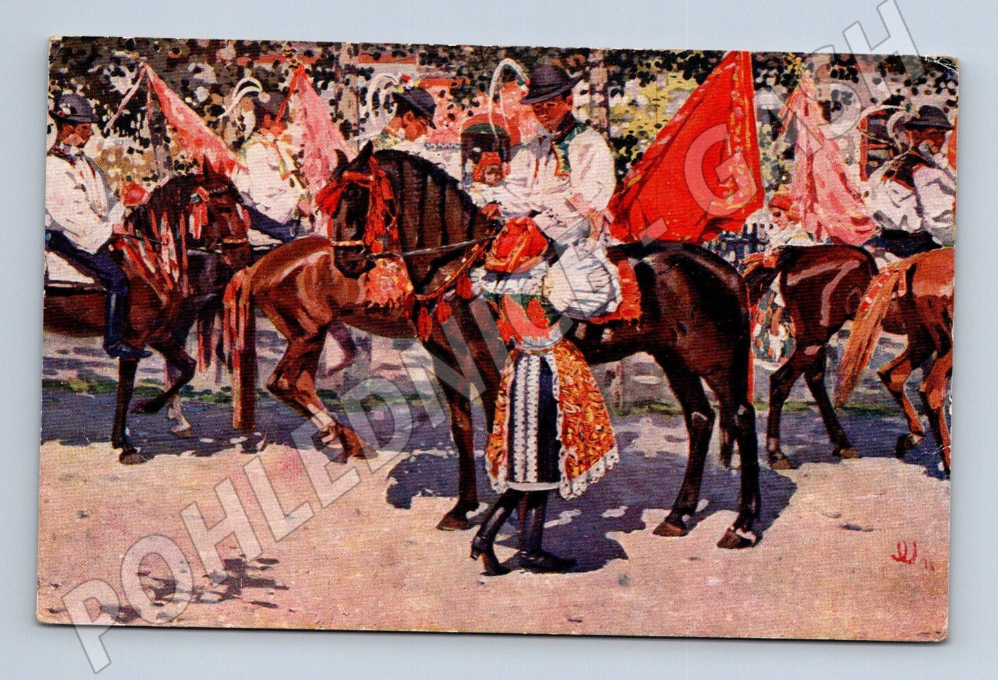 Pohlednice Jízda králů (M25489)
