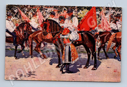 Pohlednice Jízda králů (M25489)