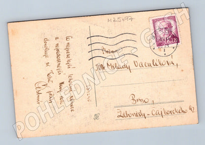 Pohlednice Vánoce motiv narození Ježíše 1941 (M25497)