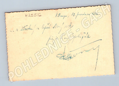 Pohlednice Vánoční zasněžená krajina 1942 (M25516)
