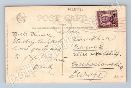 Pohlednice Vánoční novoroční přání 1927 (M25517)