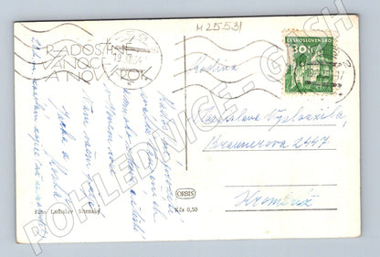 Pohlednice lyžaři hory 1934 (M25531)