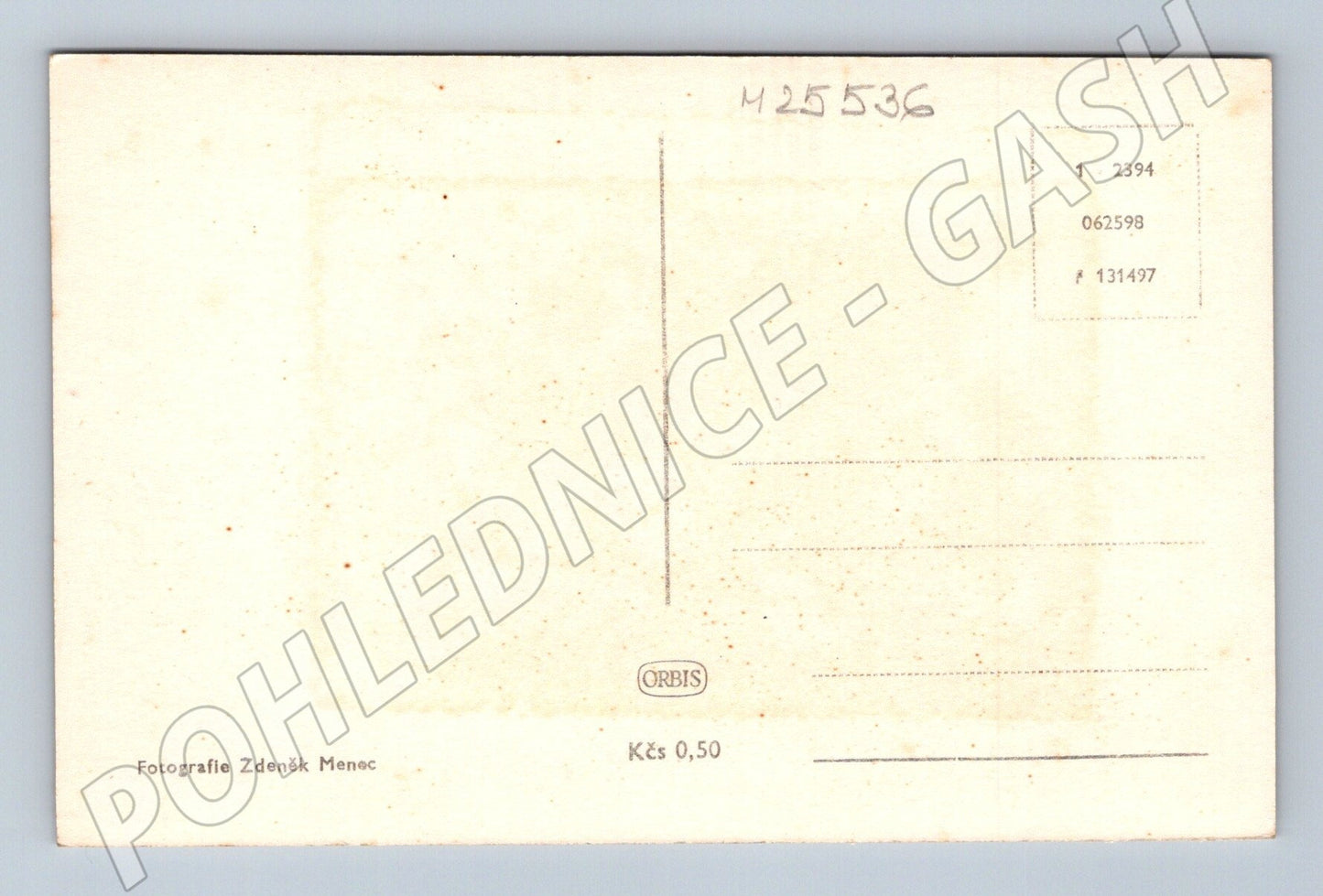 Pohlednice Veselé vánoce sníh (M25536)