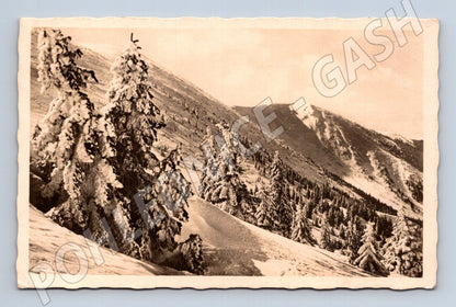 Pohlednice zimní horská krajina 1933 (M25578)