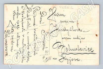 Pohlednice Vánoční stromeček svíčka ozdoba 1927 (M25612)