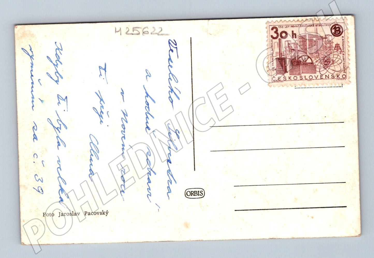 Československo Novoroční pozdrav zimní krajina 1979 (M25622)