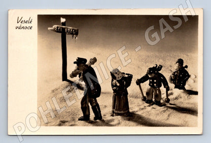 Pohlednice Vánoční scéna 1939 (M25628)