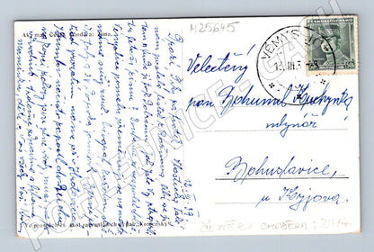 Pohlednice Veletiny zimní krajina 1939 (M25645)