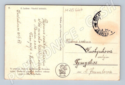 Pohlednice Vánoční koledníci (M25664)