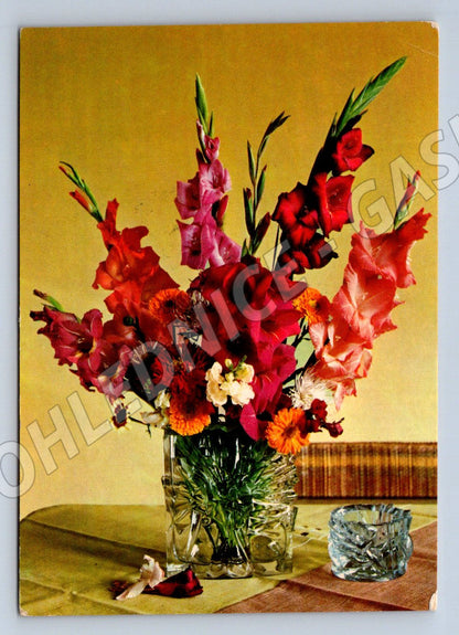 Vintage greeting card bouquet (M2568)