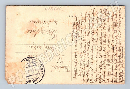 Pohlednice Vánoční andílci u postele 1938 (M25682)