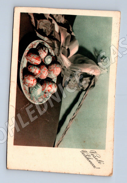 Pohlednice Velikonoce kraslice 1945 (M25758)