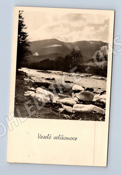 Pohlednice velikonoční 1958 (M25772)