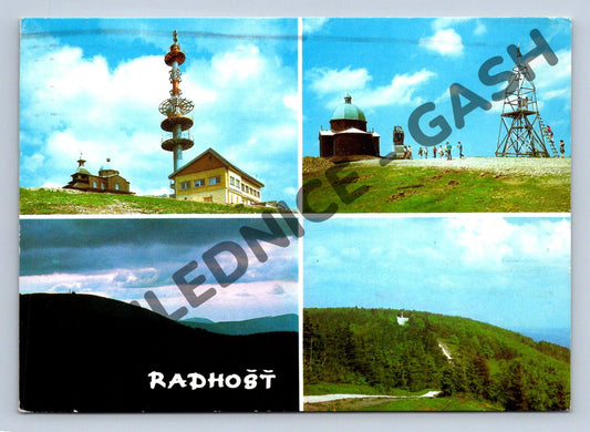 Pohlednice Radhošť, Beskydy – kaple, vysílač, Radegast (M258)