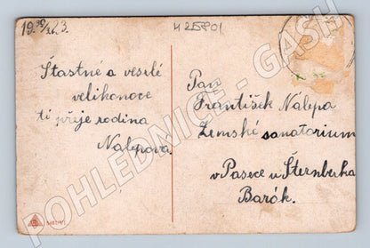Pohlednice Velikonoční motiv Ježíš Kristus 1923 (M25801)