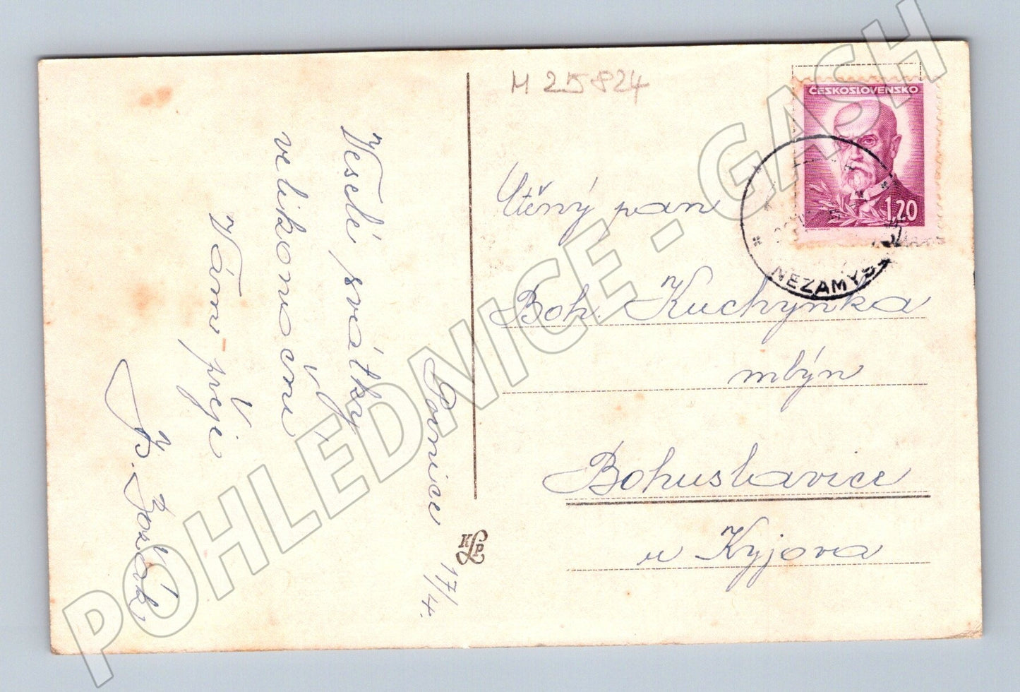 Pohlednice velikonoční dítě s vejci 1938 (M25824)