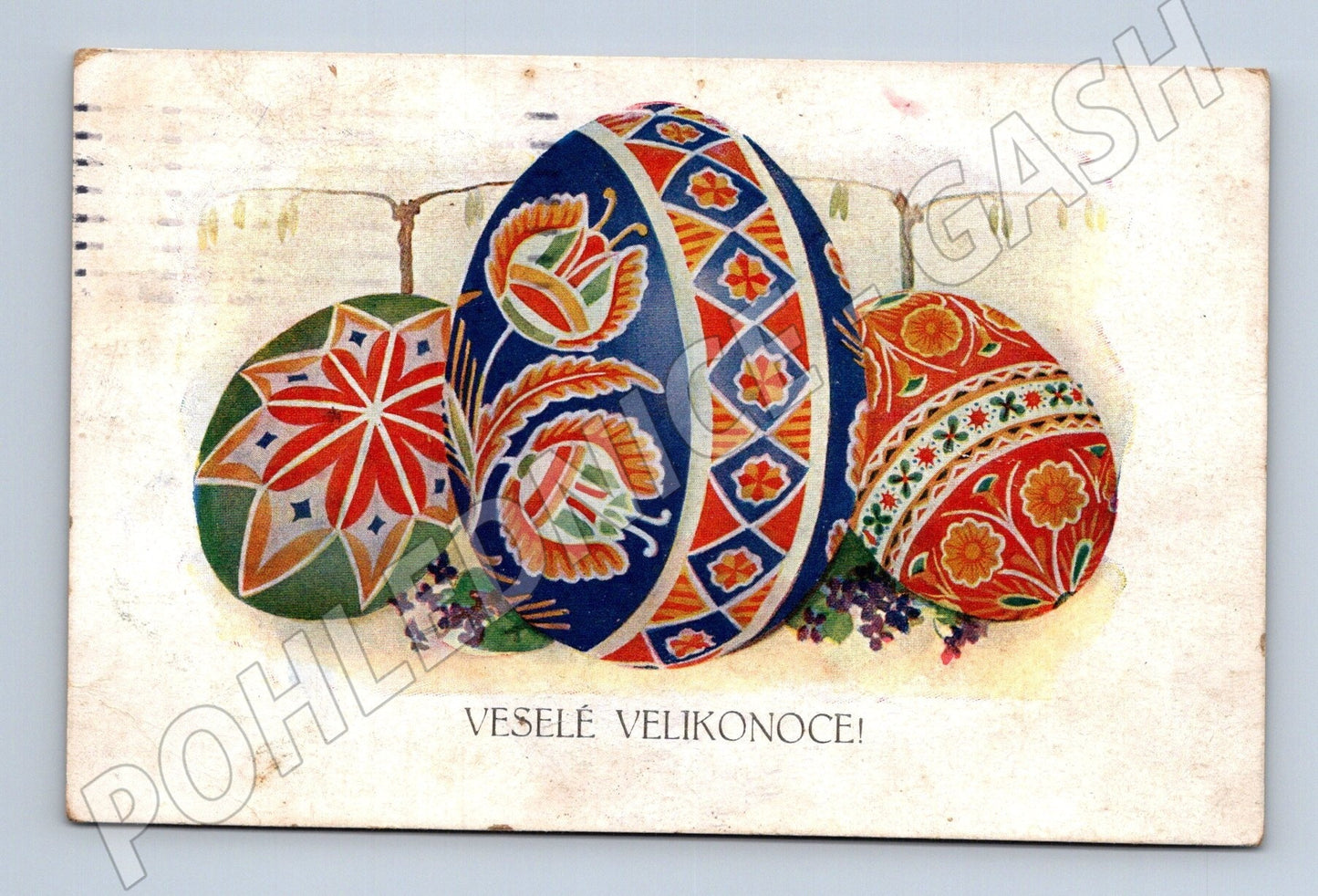 Pohlednice Velikonoční vejce 1928 (M25838)