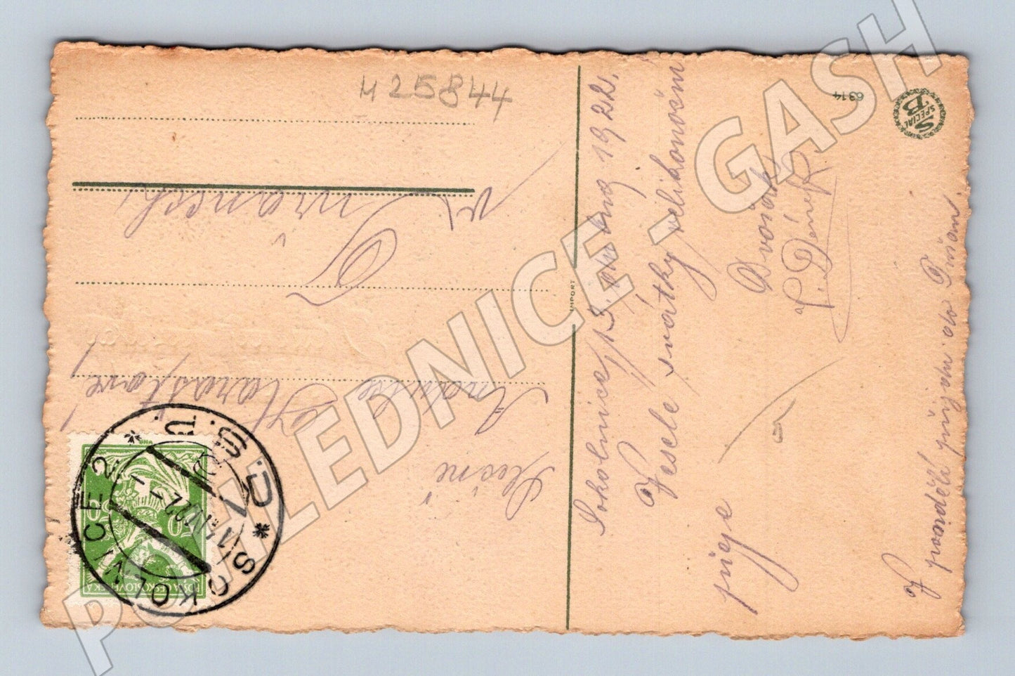 Pohlednice velikonoční vejce květiny 1904 (M25844)