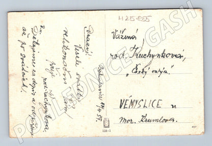 Pohlednice velikonoční vejce květy Radostné velikonoce (M25855)