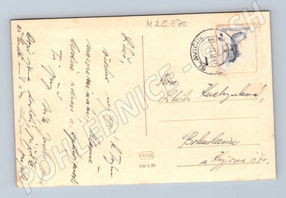 Pohlednice Srdečné přání konvalinky 1957 (M25870)