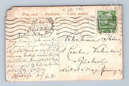 Pohlednice Rakousko Umělecká krajina západ slunce 1903 (M25880)