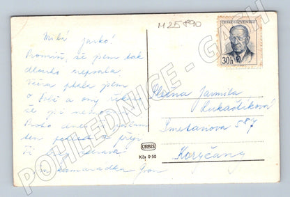 Pohlednice Květiny Srdečné přání cca 1940 (M25890)