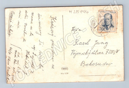 Pohlednice růže Srdečné přání 1941 (M25894)