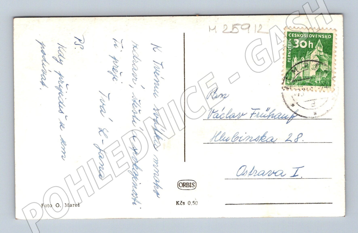 Pohlednice SRDEČNÉ PŘÁNÍ narcisy 1962 (M25912)