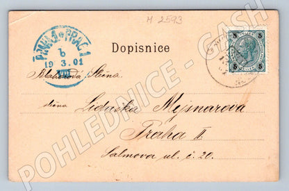 Postcard mill and flowers postcard (M2593)