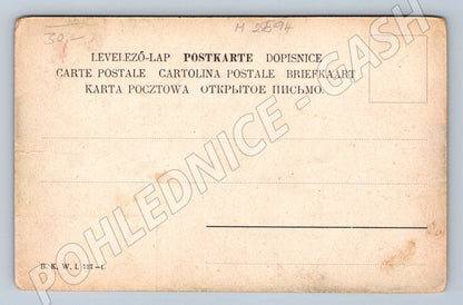 Postcard painting landscape decor (M2594)