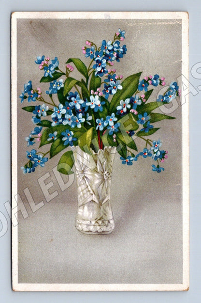 Pohlednice Německo Kytice nezapomenutek 1930 (M25948)