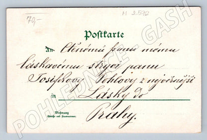 Postcard countryside at the table ethnography (M2596)