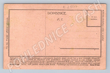 Postcard New Clock drawing 1918(M2597)