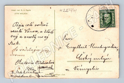 Pohlednice Letní nálada Vánoční přání (M25971)