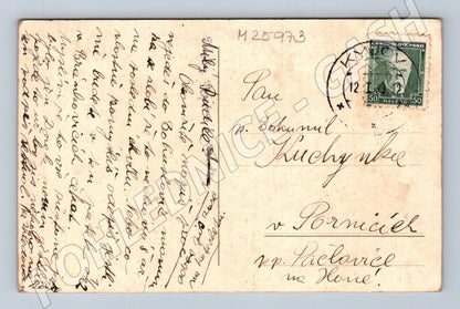 Pohlednice Slovensko Trnava zimní krajina 1933 (M25973)