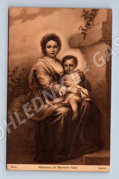 Pohlednice Madonna s dítětem Murillo (M25980)